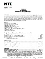 NTE3093 datasheet pdf NTE Electronics
