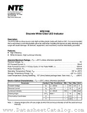 NTE3188 datasheet pdf NTE Electronics