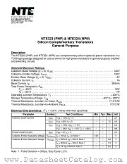 NTE323 datasheet pdf NTE Electronics