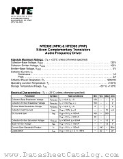 NTE382 datasheet pdf NTE Electronics