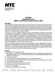 NTE3880 datasheet pdf NTE Electronics