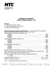 NTE5307 datasheet pdf NTE Electronics