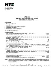 NTE5440 datasheet pdf NTE Electronics