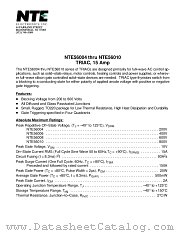 NTE56004 datasheet pdf NTE Electronics