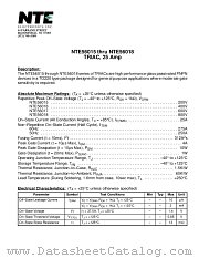 NTE56015 datasheet pdf NTE Electronics