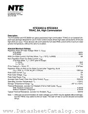 NTE56064 datasheet pdf NTE Electronics