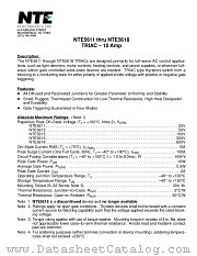 NTE5618 datasheet pdf NTE Electronics