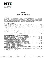 NTE5629 datasheet pdf NTE Electronics