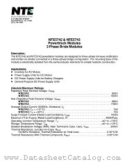 NTE5742 datasheet pdf NTE Electronics