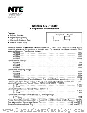 NTE5812 datasheet pdf NTE Electronics