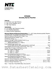 NTE6083 datasheet pdf NTE Electronics