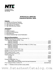 NTE6109 datasheet pdf NTE Electronics