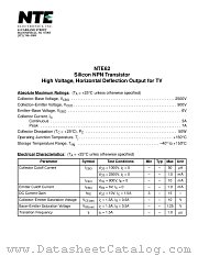 NTE62 datasheet pdf NTE Electronics