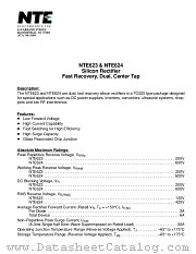 NTE623 datasheet pdf NTE Electronics
