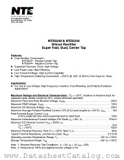 NTE6240 datasheet pdf NTE Electronics
