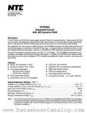 NTE6664 datasheet pdf NTE Electronics