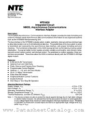 NTE6850 datasheet pdf NTE Electronics