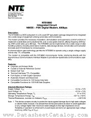 NTE6860 datasheet pdf NTE Electronics