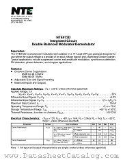 NTE973 datasheet pdf NTE Electronics