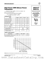 2N3771-D datasheet pdf ON Semiconductor