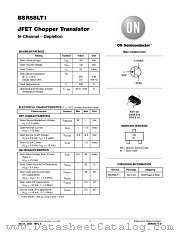 BSR58LT1-D datasheet pdf ON Semiconductor
