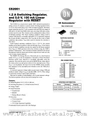 CS2001-D datasheet pdf ON Semiconductor