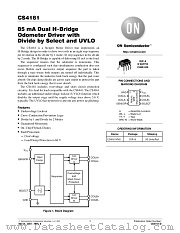 CS4161-D datasheet pdf ON Semiconductor