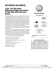 MC10EP29-D datasheet pdf ON Semiconductor
