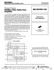 MC10LVSX1125-D datasheet pdf ON Semiconductor