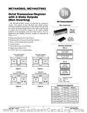 MC74AC652-D datasheet pdf ON Semiconductor