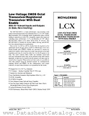 MC74LCX652-D datasheet pdf ON Semiconductor