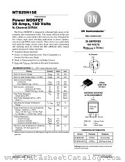 MTB29N15E-D datasheet pdf ON Semiconductor