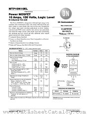 MTP10N10EL-D datasheet pdf ON Semiconductor