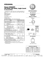 NTD20N06L-D datasheet pdf ON Semiconductor