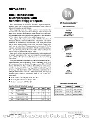 SN74LS221-D datasheet pdf ON Semiconductor
