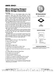 AMIS-30421 datasheet pdf ON Semiconductor