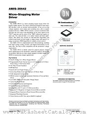 AMIS-30542 datasheet pdf ON Semiconductor