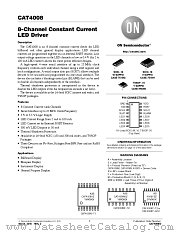 CAT4008 datasheet pdf ON Semiconductor