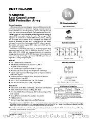 CM1213A-04SO datasheet pdf ON Semiconductor