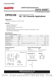 CPH3106 datasheet pdf ON Semiconductor