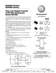 MAX803 datasheet pdf ON Semiconductor