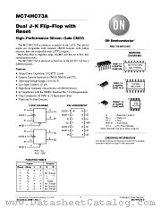 MC74HC73 datasheet pdf ON Semiconductor