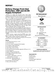 NCP367 datasheet pdf ON Semiconductor