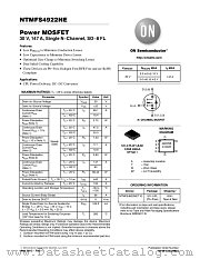 NTMFS4922NE datasheet pdf ON Semiconductor