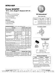 NTR3162P datasheet pdf ON Semiconductor