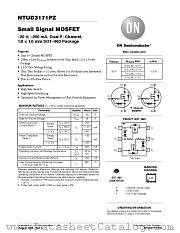 NTUD3171PZ datasheet pdf ON Semiconductor