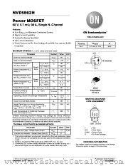 NVD5862N datasheet pdf ON Semiconductor