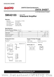 SMA3103 datasheet pdf ON Semiconductor