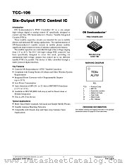 TCC-106 datasheet pdf ON Semiconductor