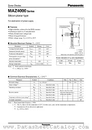 MAZ4240-H datasheet pdf Panasonic